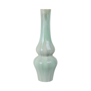 Vaso Scultoreo Alto in Ceramica per Arredamento Soggiorno, Vaso Decorativo per Fiori da Esposizione su Mensola Camera da Letto, Accento per la Casa - Product Image 3