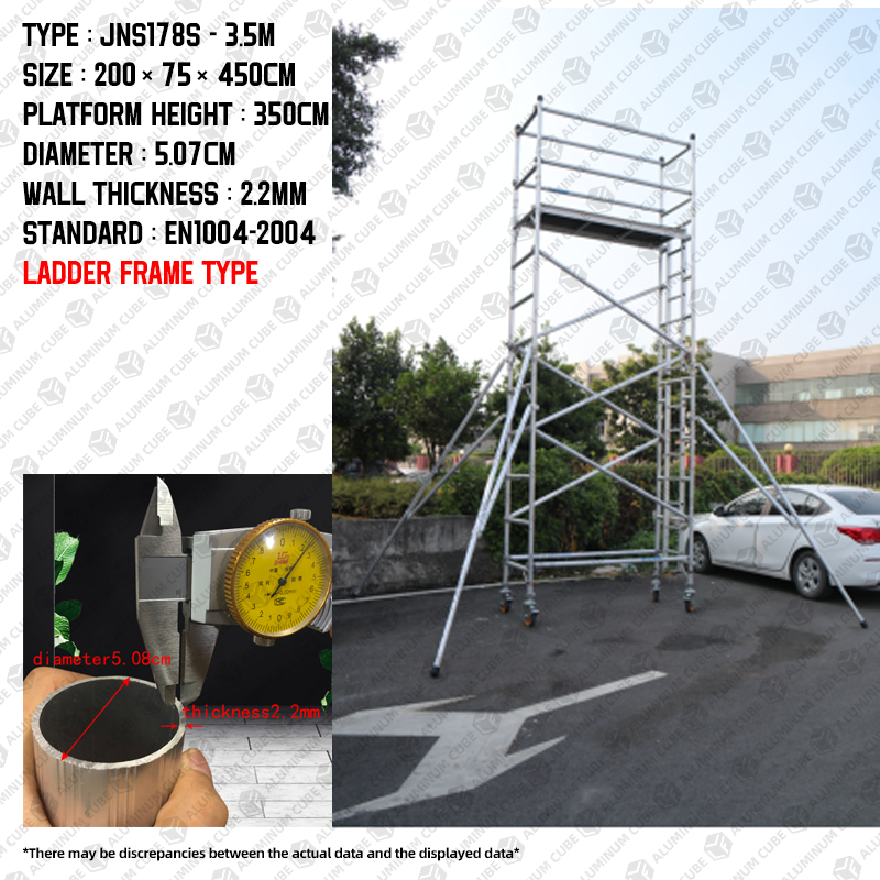 2*0.75*4.5 m - aluminum alloy - general