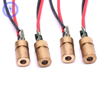 Module laser rouge focalisable de taille mini 6 mm, 1 mW, 5 mW, 3-5 V, 650 nm