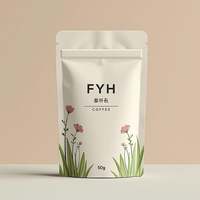 Sachets en plastique refermables personnalisés avec doublure en aluminium, petits sachets Mylar pour l'emballage du café et du thé