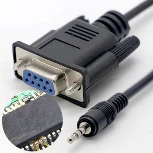 Wavelink özelleştirilmiş RS232 TTL fonksiyonu DB9 kadın cihazlar için DC 3.5mm kablo seri Transfer kablosu