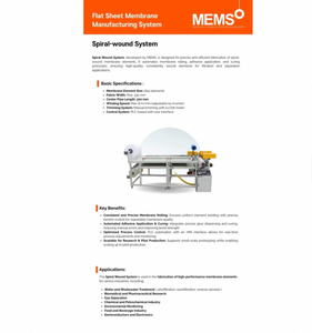Unidad de Enrollado y Recorte de Membranas Mini Element, Procesador Automatizado de Membranas RO/NF con Enrollado Preciso, Ideal para Producción Piloto - Product Image 6