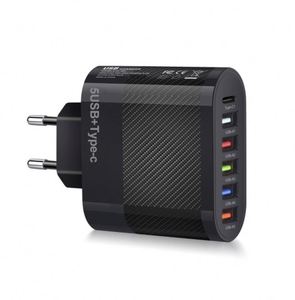 <b>Type</b>-<b>C</b> QC3.0 5-Port 35W Multi-Region Travel Charging Head with 3.1A Fast Charger for Cell Phones - Product Image 6