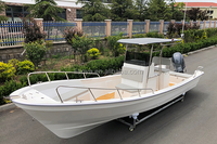 Fadliya — bateau de pêche en fibre de verre, 7.6m, ouvert