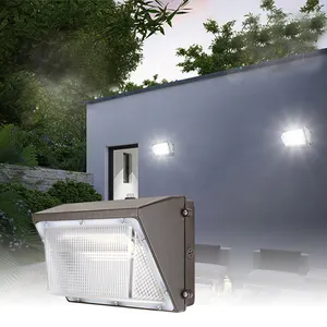 Lampu Dinding LED luar ruangan daya tinggi tahan air luar ruangan dapat disesuaikan lampu dinding dengan fotosel