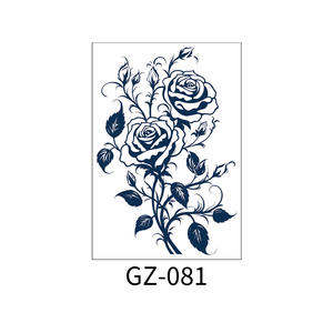 यथार्थवादी फूल आर्म टैटू स्टिकर, हर्बल जूस डिजाइन, वाटरप्रूफ, लंबे समय तक चलने वाले, अर्ध-स्थायी, अर्ध-स्थायी - Product Image 6