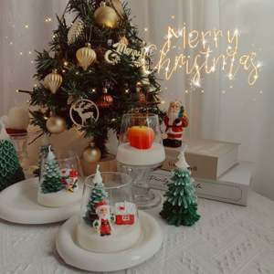 Vela perfumada de Navidad creativa hecha a mano hombre de jengibre malvavisco aromaterapia ornamento regalo hogar fiesta Decoración - Product Image 2