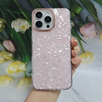 Étui de téléphone portable à motif coquille noire pour iPhone 6 7 11 12 13 14 15 16 17 Pro Max Air, pochettes de téléphone pour Samsung A04E S25 S22