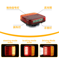 Fournisseur direct d'usine de feux de freinage LED universels européens et américains sans fil magnétiques pour camions et fourgonnettes