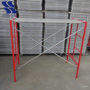 Corrosion Resistant Galvanized Steel H <strong>Frame</strong> <strong>Scaffolding</strong>, <strong>Ladder</strong> Type <strong>Frame</strong> for Outdoor Construction Use - Product Image 5