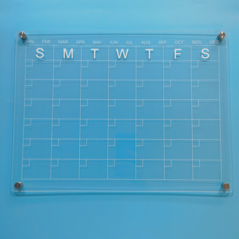 30*20cm tablero de calendario mensual