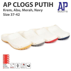 Elegantes Botas de Seguridad Impermeables AP CLOGS en Gris, Altura Media, con Entresuela de PVC Resistente para Mayor Comodidad - Product Image 2