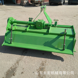 Rotary Tiller Farm <b>Cultivator</b> Green Multifunctional Gearbox Type For Land Leveling And Straw Chopping - Product Image 1