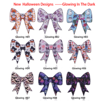 SYBBeads Perles en silicone imprimées à motifs colorés (Halloween, Nuit Lumineuse, Nœud, Danse, Crâne, Fantôme, Citrouille) pour stylos, vente en gros