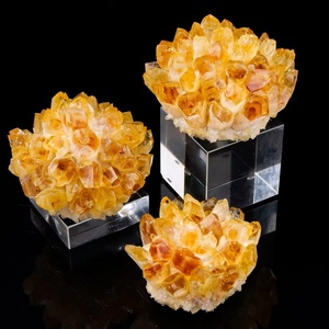 Commercio all'ingrosso del grappolo del <span class=keywords><strong>quarzo</strong></span> <span class=keywords><strong>citrino</strong></span> bello giallo tibetano esemplare curativo originale minerale decorativo per la decorazione della casa - Product Image 1