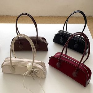 Bolsos de Mujer de Alta Calidad, Nuevos Bolsos Boston Femeninos, Bolsos de Hombro de Cuero y Nailon de Moda para Mujer - Product Image 3