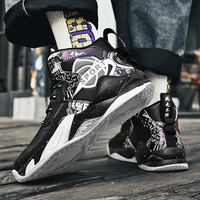 Fabricant de chaussures de basket-ball de sports de plein air de haute qualité, baskets antidérapantes personnalisées pour hommes, vente en gros