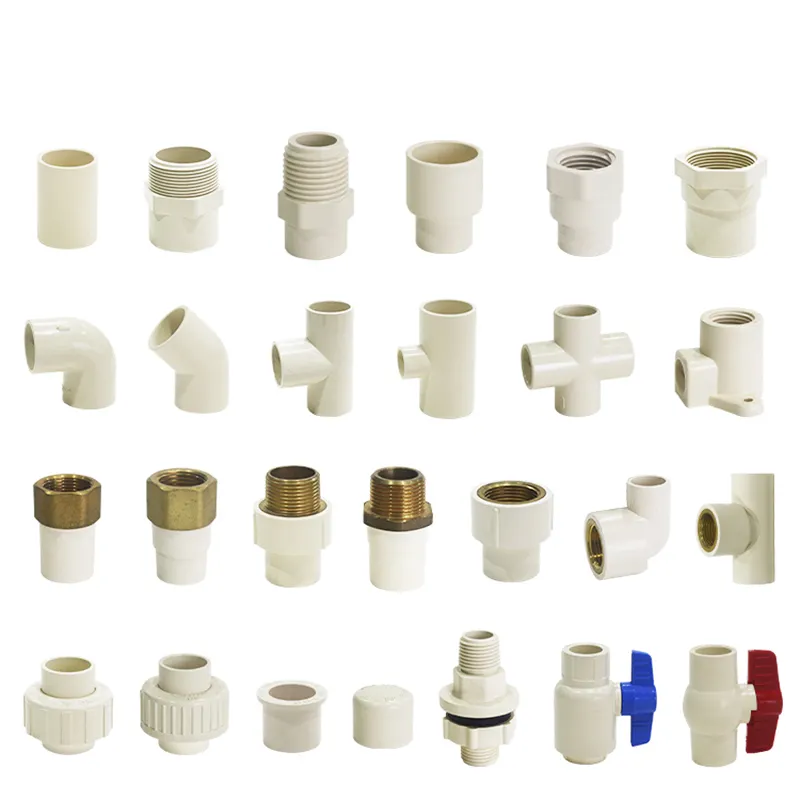 IFAN ASTM CPVC Plastic Tube Fitting 3 way 1 2 Inch pn16 110 mm 90 Degree Elbow PVC Pipe Fitting