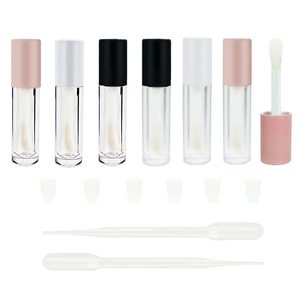 Private Label Luxury clear square Custom Empty 7ml 10ml <b>Led</b> Light Plastic Lip Gloss <b>Tube</b> with Mirror Lip Gloss Container <b>Tube</b> - Product Image 3