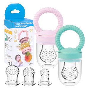 Tétine en silicone pour bébé, pour fruits et légumes, jouets de dentition - Product Image 1