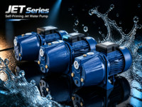 Pompe à jet auto-amorçante JET100L en cuivre avec moteur CC haute pression, pompe à jet électrique à simple étage Rolwal