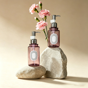 150ml Pink <b>Bottle</b> Lotion Pump <b>Bottle</b> Body Pump Body <b>Oil</b> <b>Bottle</b> Custom Logo - Product Image 1