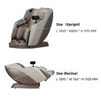Fauteuil de massage intelligent inclinable avec surveillance de qualité médicale, fonctionnement ultra-silencieux et bien-être avancé