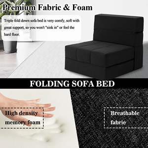 बहु-कार्यात्मक नरम फोल्डिंग छोटे फ्यूजन्स बिस्तर सोफे बेट बिस्तर आधुनिक सस्ते भविष्य के साथ समायोज्य सोफे परिवर्तनीय सोफे - Product Image 6