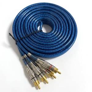 สายสัญญาณเสียง 2RCA แบบป้องกันสองชั้นสำหรับอุปกรณ์ AV ระดับไฮเอนด์ เหมาะสำหรับเครื่องขยายเสียงและอุปกรณ์บันทึกเสียง - Product Image 4
