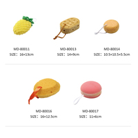 E-commerce Best-seller Éponge de bain simple ovale en PU Éponge exfoliante pour le corps Boule de bain