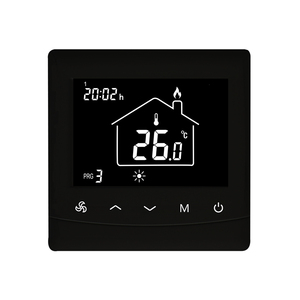 Thermostat à économie d'énergie au design moderne avec grand écran LCD, tension 230 V, pour systèmes de chauffage électrique par convecteurs fixes (FCU) et de chauffage au sol – Pièces détachées - Product Image 3