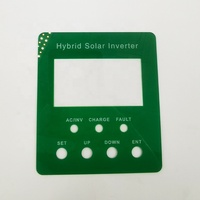 Controlador de Carga Solar MPPT Resistente al Fuego, Cubierta de Vidrio Templado para Decoración Industrial, Impresión de Serigrafía Personalizada Sólida
