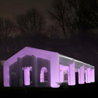 Carpas Inflables Gigantes Comerciales para Bodas, Eventos, Fiestas, con Luces LED, Carpa Inflable para Fiestas
