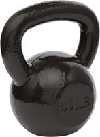 Kettlebell en fonte réglable de haute qualité de 10LB à 40LB pour la musculation haltérophilie Fitness couleur noire enduite de caoutchouc
