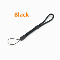 Dragonne courte en nylon pour articles de voyage, USB et porte-clés, avec boucle de positionnement, sangle réglable en nylon pour porte-clés