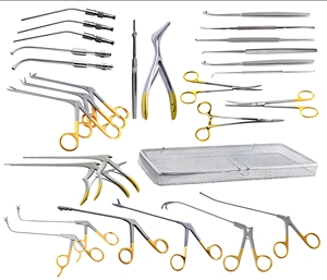 Instruments endoscopiques manuels Ariston de qualité supérieure pour la chirurgie des sinus FESS, ensemble de 30 pièces en acier inoxydable - Product Image 1