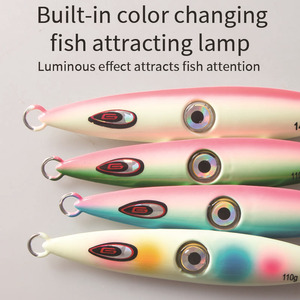 Señuelo de Pesca Yale Jigging de 110g/140g, Cebo Biónico para Pesca en Fondo, Atractivo para Peces de Agua Salada con Luz - Product Image 4