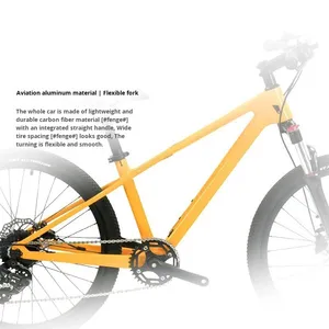 Bicicleta de Montaña RSD Ultraligera de 9 Velocidades con Cuadro de Fibra de Carbono, Frenos de Disco Hidráulicos, Manillar de Giro y Ruedas de Aluminio con Suspensión Delantera - Product Image 2