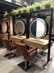 Espejos led <span class=keywords><strong>para</strong></span> salón de peluquería, estación de espejos - Product Image 3