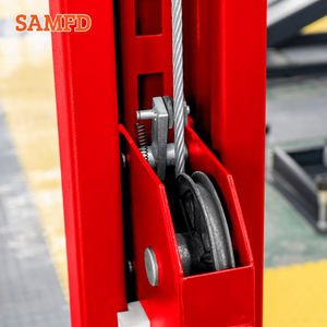 SAMFD <span class=keywords><strong>Pont</strong></span> élévateur de stationnement hydraulique à 4 poteaux de haute qualité à double niveau 220V <span class=keywords><strong>pour</strong></span> usage domestique avec CE - Product Image 3