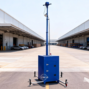 Tour de surveillance CCTV mobile Unité de sécurité solaire pour la sécurité des parkings - Product Image 3