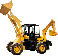 Spedizione gratuita mini escavatore caricatore piccola ruota Bulldozer macchina legno Grabber terna trattore in vendita