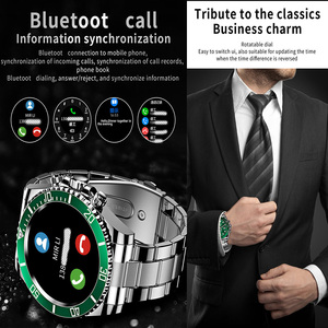 Đồng Hồ Thông Minh Doanh Nhân Thời Trang Sang Trọng Đa Năng Bluetooth Gọi Reloj Thép Không Gỉ AW12 Pro Đồng Hồ Thông Minh Xoay Được AW12 - Product Image 4