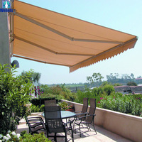 Auvent rétractable en aluminium, cassette complète, pare-soleil électriques pour extérieur