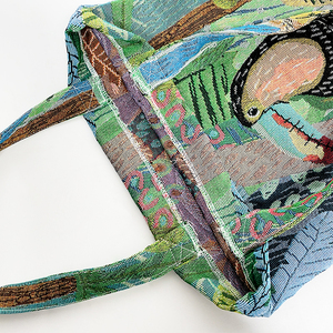 Sacs fourre-tout Vintage pour femmes, sac de Shopping en tapisserie, vente en gros - Product Image 5