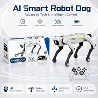 Perro Robot Eléctrico de Juguete, Camina, Baila, Programable, Compañero para Niños, Entretenimiento en Interiores, Gran Venta