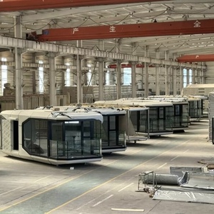 Casa Prefabbricata Personalizzabile in Acciaio Zincato Impermeabile Stile Capsula Spaziale per <span class=keywords><strong>Aziende</strong></span> Turistiche, Resort e Uffici - Product Image 1