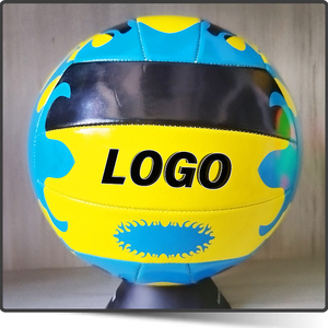 OEM / ODM Ballon de <span class=keywords><strong>volley</strong></span>-<span class=keywords><strong>ball</strong></span> de bonne qualité en cuir mousse PVC souple de 2.0mm d'épaisseur Taille officielle 5 avec logo personnalisé pour événement promotionnel - Product Image 2