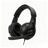 Casque de jeu filaire direct usine, écouteurs de musique avec micro, fabricant OEM