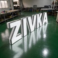 Lettres lumineuses LED 3D personnalisées - Décoration publicitaire étanche avec télécommande pour bureau, restaurant, bar et plus
